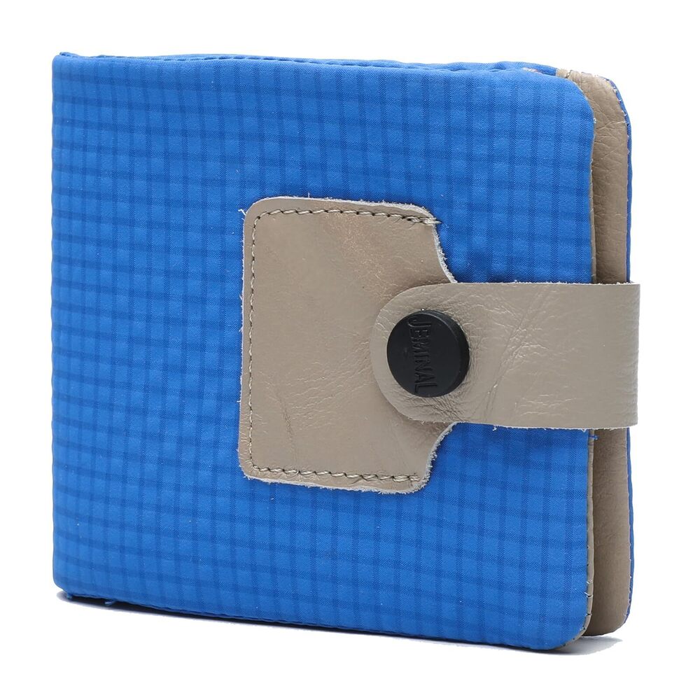 3891 Slim Bright Textured Wallet Nylon Outdoor Travel Soft Light Weight